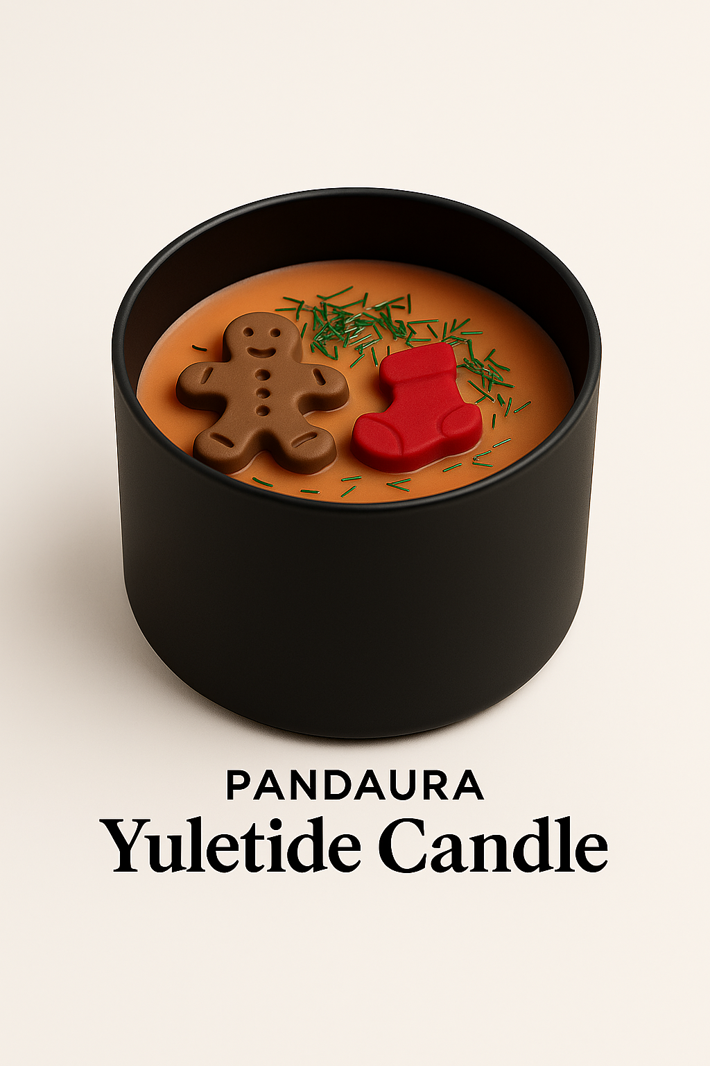 Yuletide Candle – Mézeskalács Ünnepe Szójaviasz Gyertya