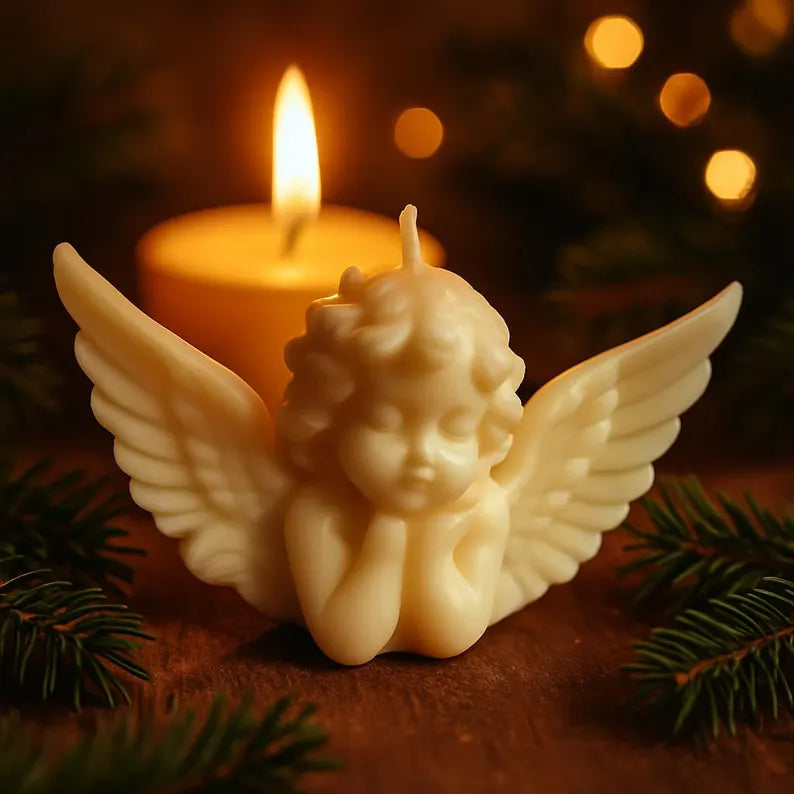 Karácsonyi gyertyaszett - kézzel öntött szójaviasz gyertyák