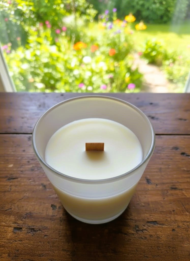 Pandaura Fehér Kerámia Illatgyertya