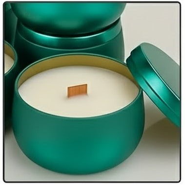 Pandaura Prémium Szójaviasz Gyertya Fa Kanóccal