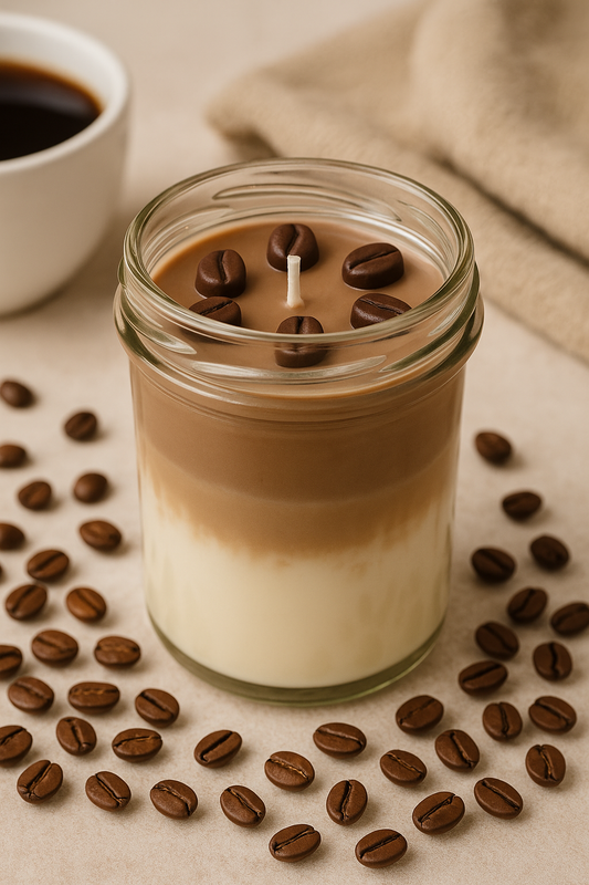 Pandaura Kávé-Vanília Szójaviasz Gyertya