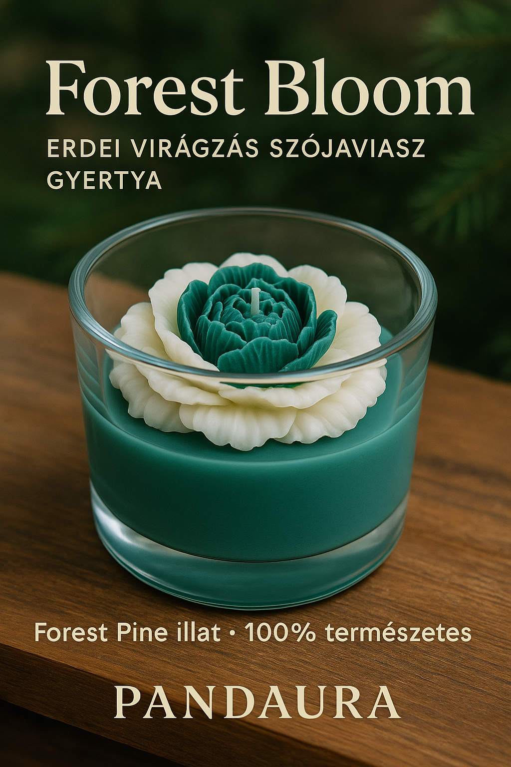 Forest Bloom – Erdei Virágzás Szójaviasz Gyertya