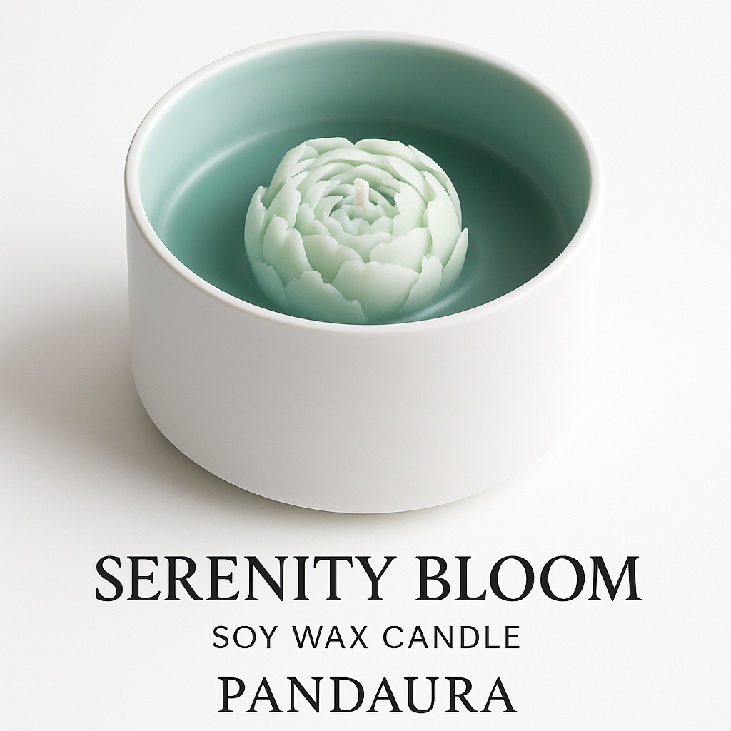 Serenity Bloom – Nyugalom Virága Szójaviasz Gyertya