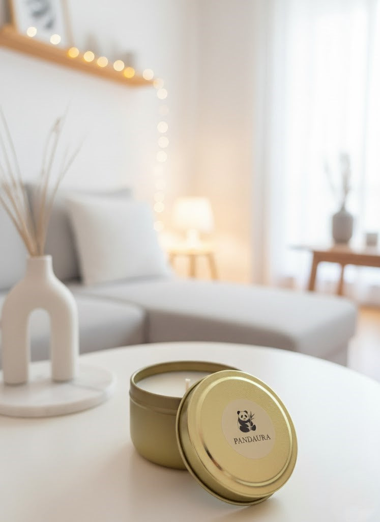 Kézzel Készült Szójaviasz Illatgyertya Szett, Díszdobozban – 4 db