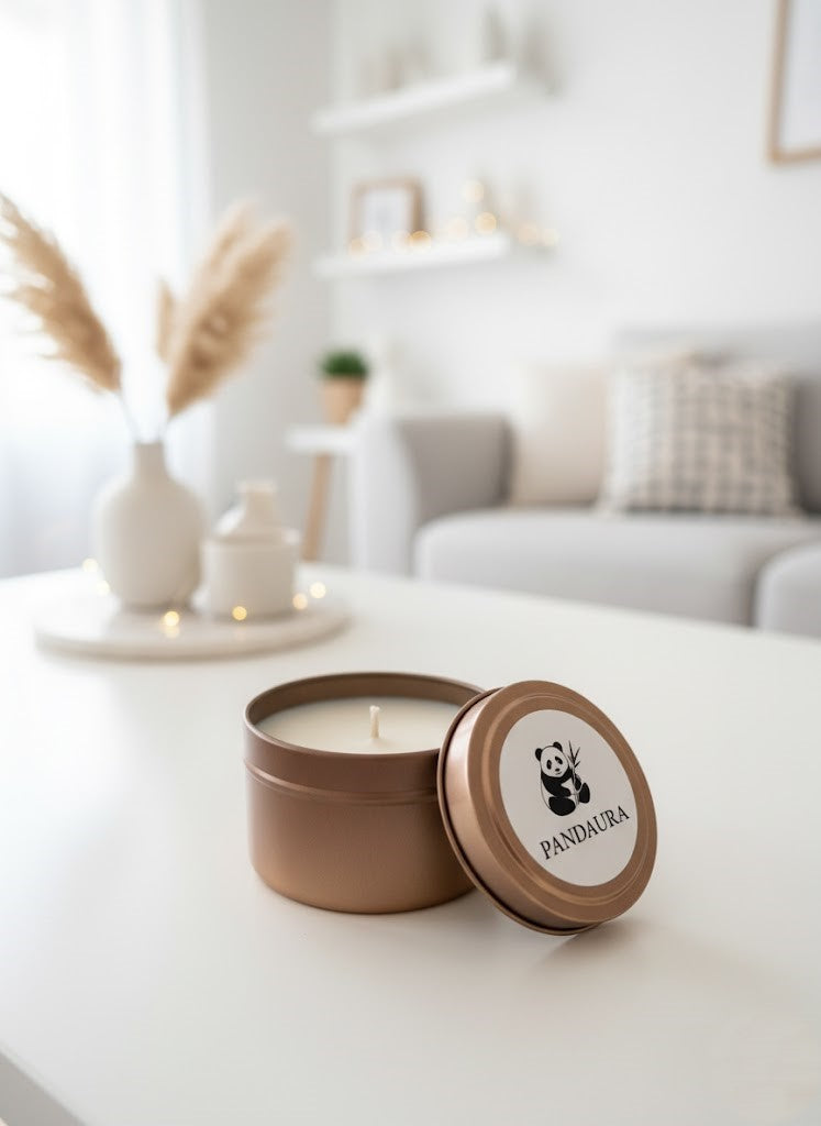 Kézzel Készült Szójaviasz Illatgyertya Szett, Díszdobozban – 4 db