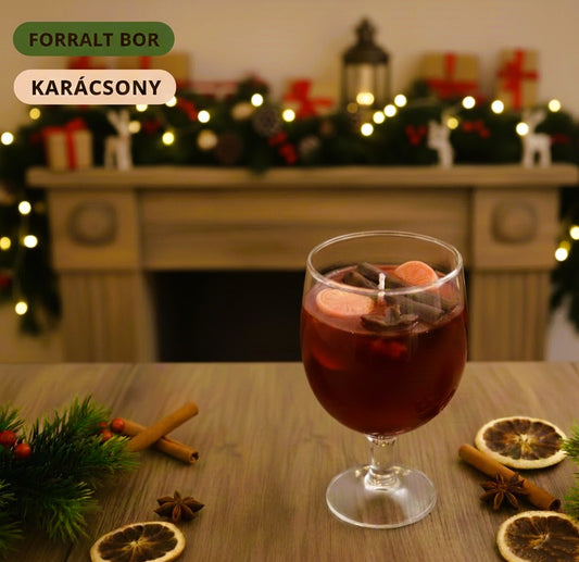 Pandaura Borpiros Forralt Bor Gyertya - Zseléviasz