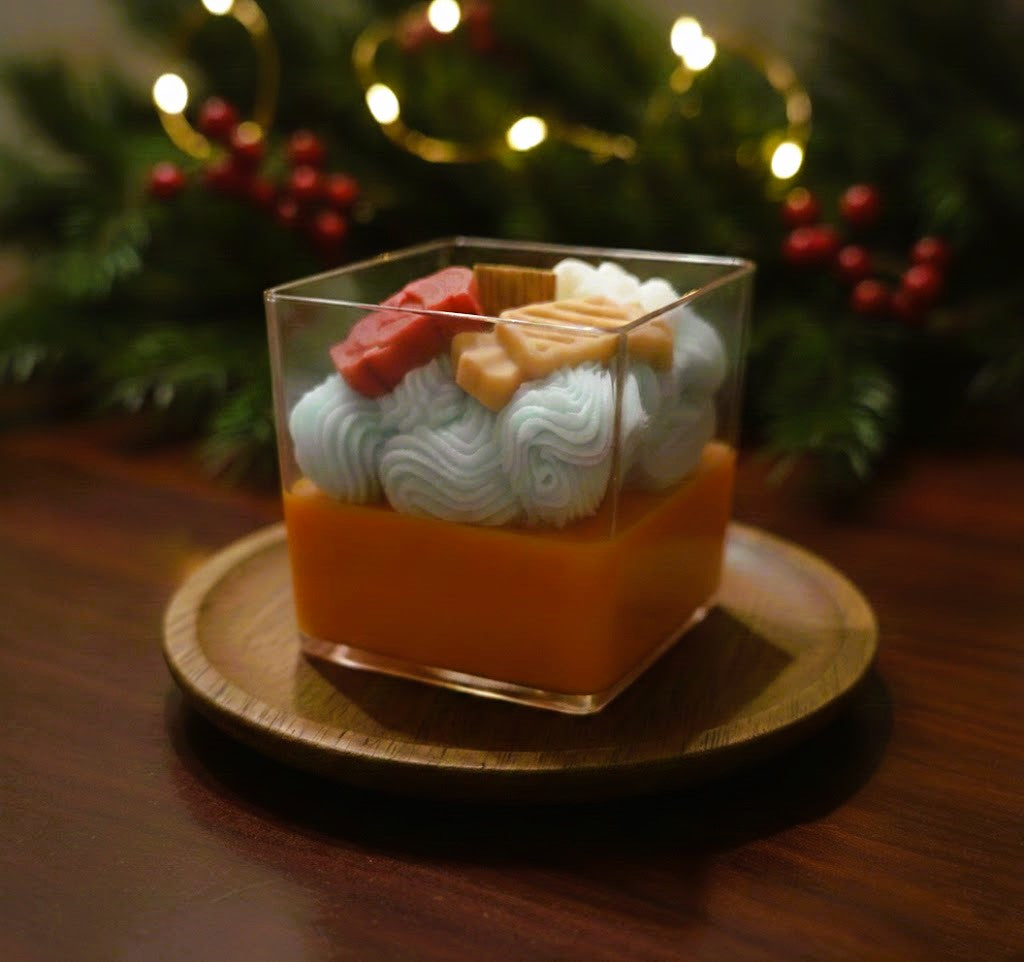 Pandaura Vanília Karácsonyi Szójaviasz Gyertya