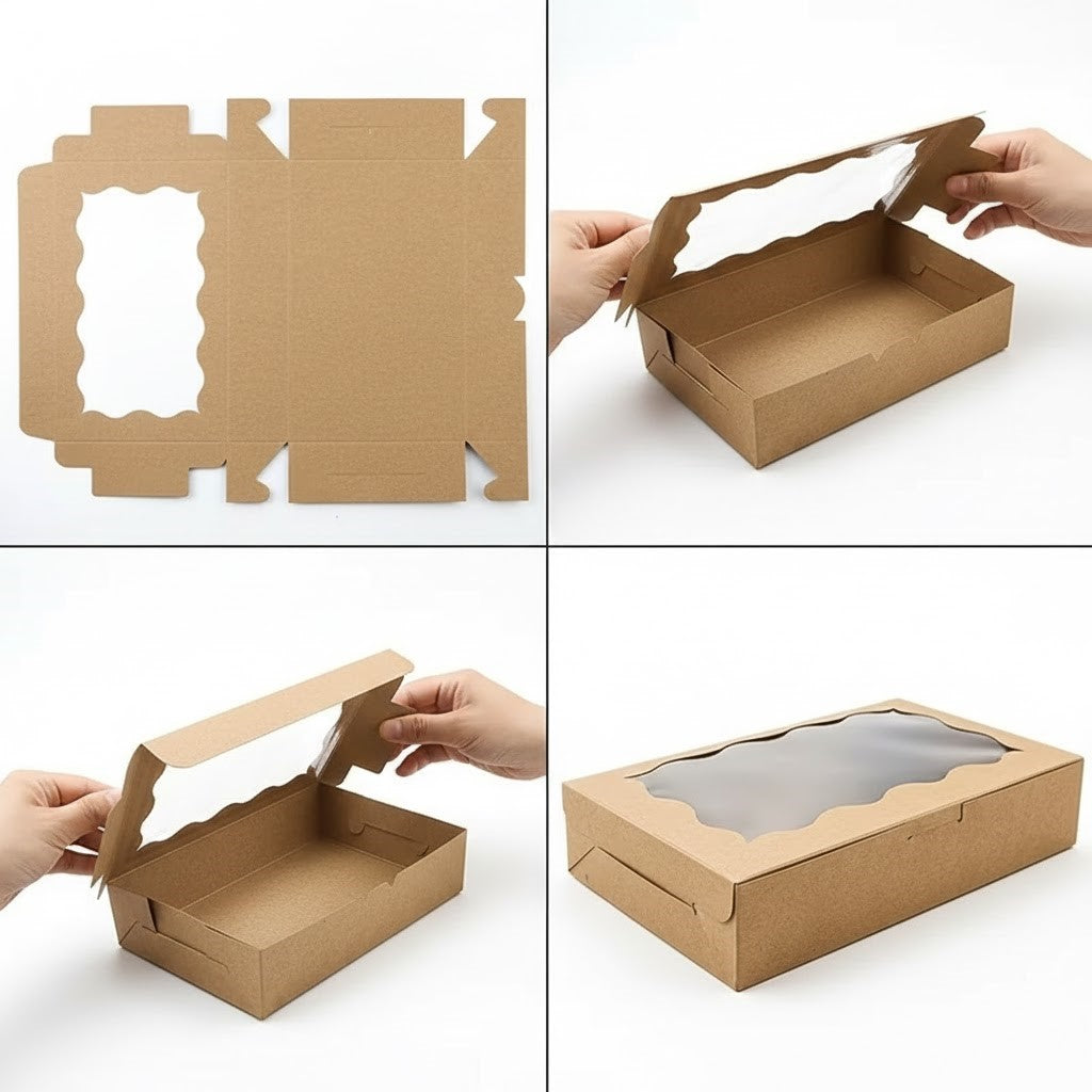 Natúr Karton Gyertyás Doboz (Téglalap)