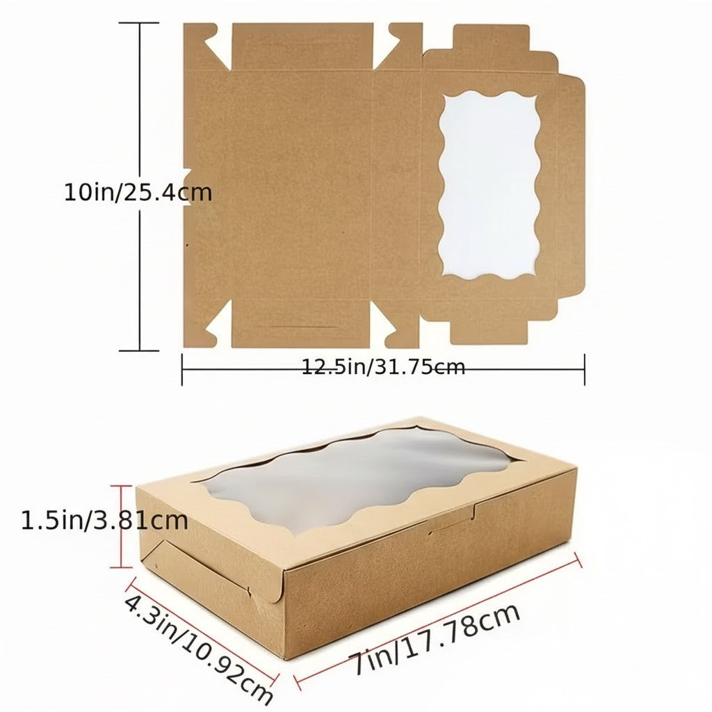 Natúr Karton Gyertyás Doboz (Téglalap)