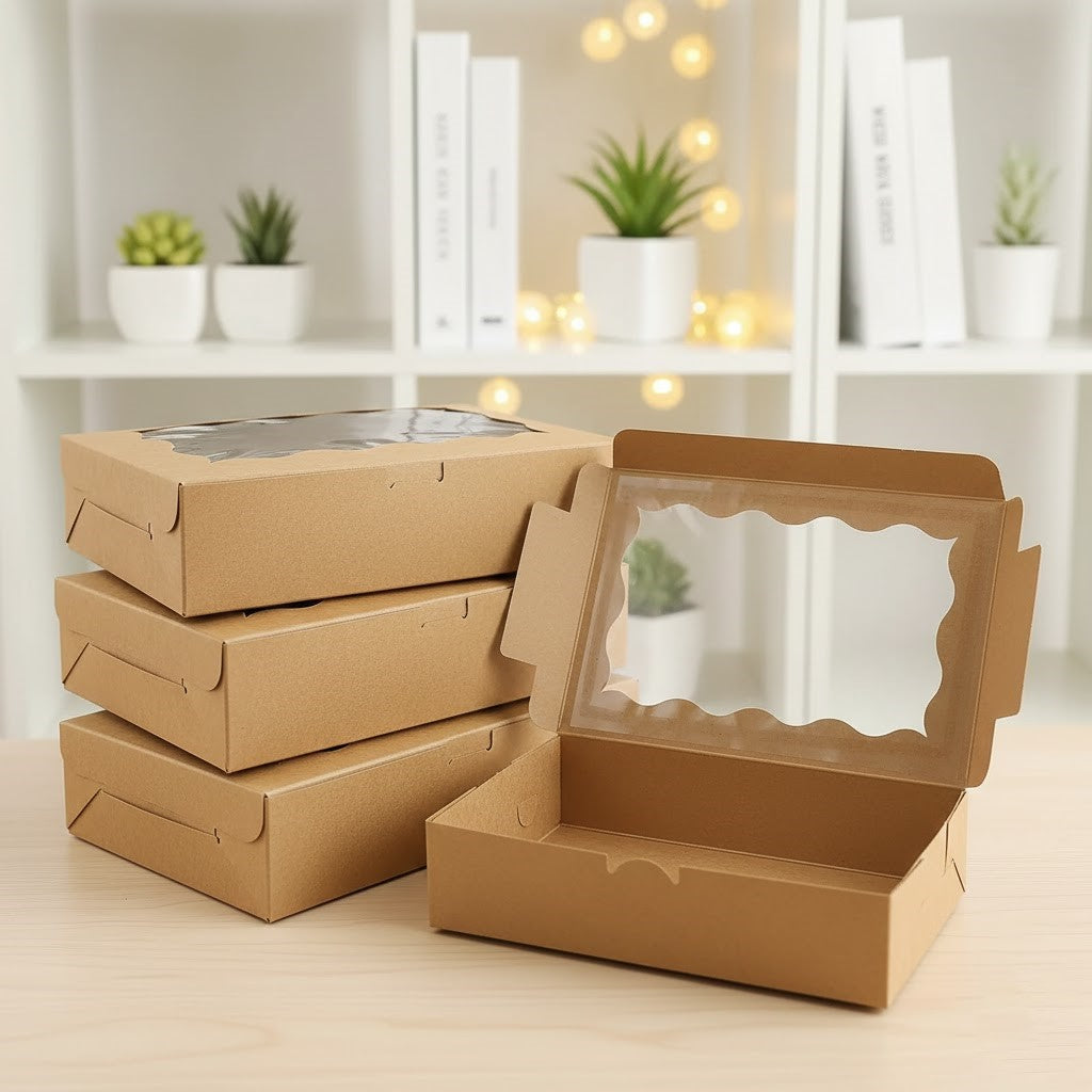 Natúr Karton Gyertyás Doboz (Téglalap)