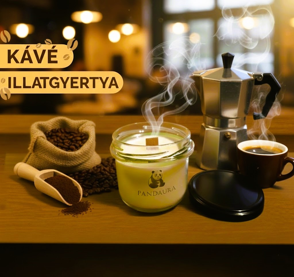 Pandaura Kávé Illatgyertya