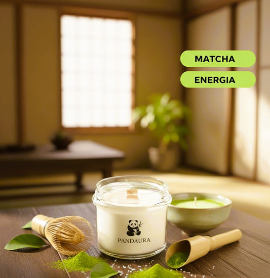 Pandaura Matcha Illatgyertya
