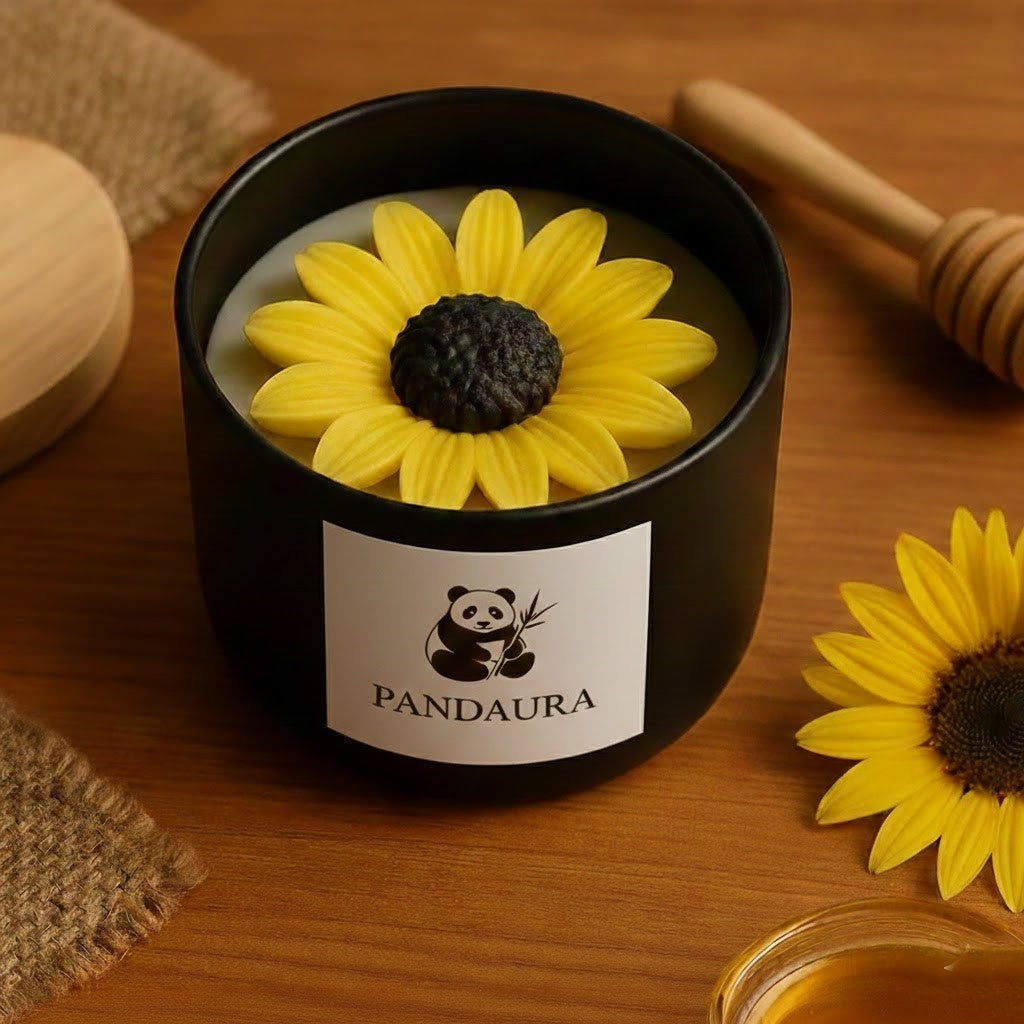 Sunflower Candle – Napfény Szójaviasz Gyertya