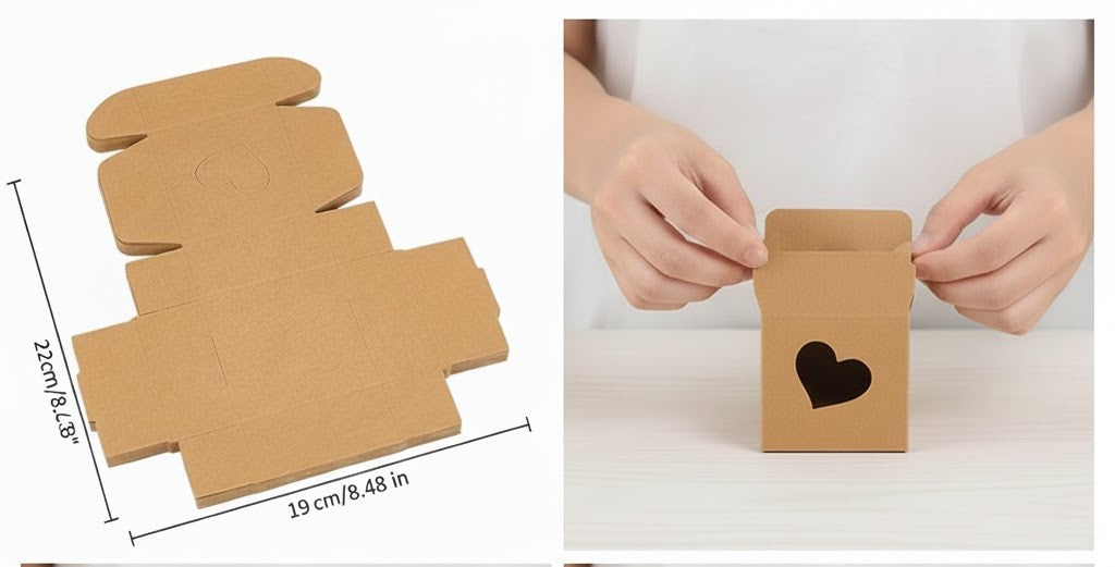 Szív Alakú Összecsukható Díszdoboz