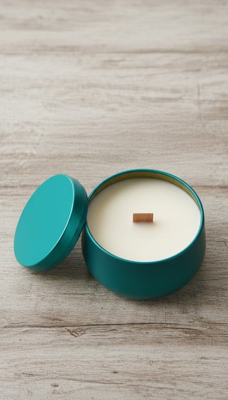 Pandaura Prémium Szójaviasz Gyertya Fa Kanóccal