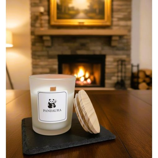 Pandaura Fehér Kerámia Illatgyertya