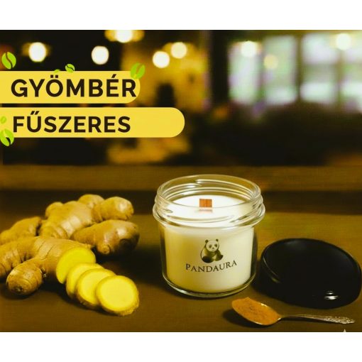 Pandaura Gyömbér Illatgyertya
