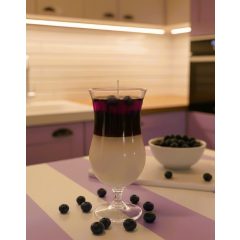 Gin Tonic és Áfonya Szója-Zselé Koktélgyertya