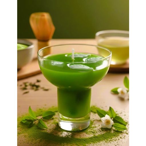 Pandaura Zöld Tea Zselé Pohárgyertya